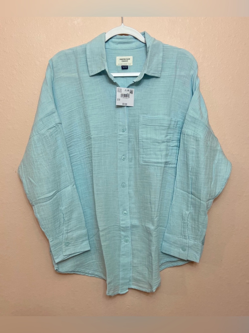 American Eagle Go Big Oversized Shirt
